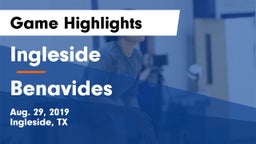 Ingleside  vs Benavides Game Highlights - Aug. 29, 2019