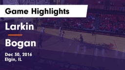 Larkin  vs Bogan Game Highlights - Dec 30, 2016