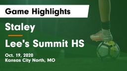 Staley  vs Lee's Summit HS Game Highlights - Oct. 19, 2020