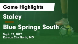 Staley  vs Blue Springs South  Game Highlights - Sept. 12, 2022