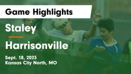 Staley  vs Harrisonville  Game Highlights - Sept. 18, 2023