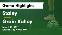 Staley  vs Grain Valley  Game Highlights - March 25, 2022