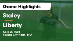 Staley  vs Liberty  Game Highlights - April 25, 2024