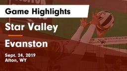 Star Valley  vs Evanston  Game Highlights - Sept. 24, 2019