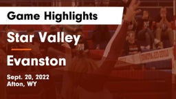 Star Valley  vs Evanston  Game Highlights - Sept. 20, 2022