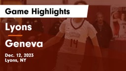 Lyons  vs Geneva  Game Highlights - Dec. 12, 2023