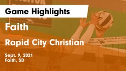 Faith  vs Rapid City Christian  Game Highlights - Sept. 9, 2021