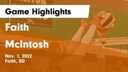 Faith  vs McIntosh Game Highlights - Nov. 1, 2022