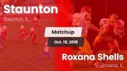 Matchup: Staunton  vs. Roxana Shells  2018