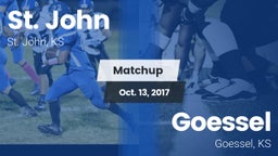 Matchup: St. John  vs. Goessel  2017
