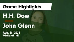 H.H. Dow  vs John Glenn  Game Highlights - Aug. 28, 2021