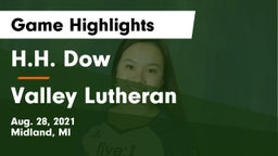 H.H. Dow  vs Valley Lutheran  Game Highlights - Aug. 28, 2021