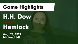 H.H. Dow  vs Hemlock  Game Highlights - Aug. 28, 2021