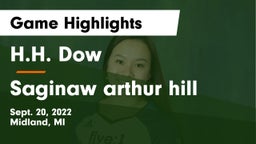 H.H. Dow  vs Saginaw arthur hill Game Highlights - Sept. 20, 2022