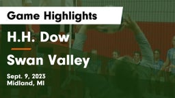 H.H. Dow  vs Swan Valley  Game Highlights - Sept. 9, 2023