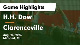 H.H. Dow  vs Clarenceville Game Highlights - Aug. 26, 2023