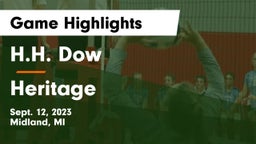 H.H. Dow  vs Heritage  Game Highlights - Sept. 12, 2023