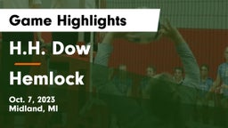H.H. Dow  vs Hemlock  Game Highlights - Oct. 7, 2023