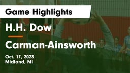 H.H. Dow  vs  Carman-Ainsworth   Game Highlights - Oct. 17, 2023