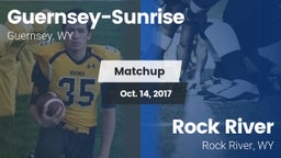 Matchup: Guernsey-Sunrise vs. Rock River  2017