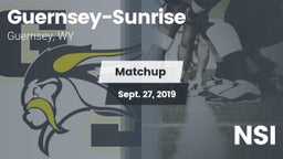 Matchup: Guernsey-Sunrise vs. NSI 2019