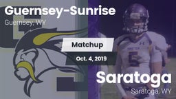 Matchup: Guernsey-Sunrise vs. Saratoga  2019