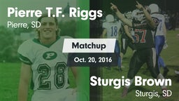 Matchup: Pierre T.F Riggs vs. Sturgis Brown  2016