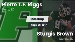 Matchup: Pierre T.F Riggs vs. Sturgis Brown  2017