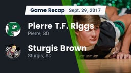 Recap: Pierre T.F. Riggs  vs. Sturgis Brown  2017