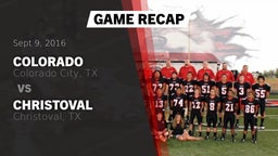 Recap: Colorado  vs. Christoval  2016