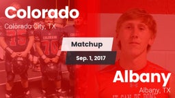 Matchup: Colorado  vs. Albany  2017