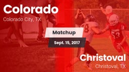 Matchup: Colorado  vs. Christoval  2017