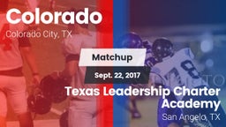 Matchup: Colorado  vs. Texas Leadership Charter Academy  2017