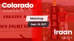 Matchup: Colorado  vs. Iraan  2017