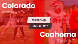 Matchup: Colorado  vs. Coahoma  2017