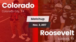 Matchup: Colorado  vs. Roosevelt  2017