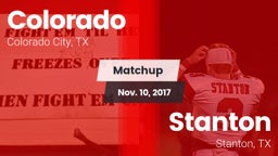 Matchup: Colorado  vs. Stanton  2017