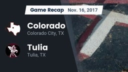 Recap: Colorado  vs. Tulia  2017