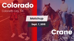 Matchup: Colorado  vs. Crane  2018