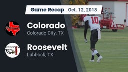 Recap: Colorado  vs. Roosevelt  2018