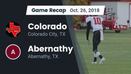 Recap: Colorado  vs. Abernathy  2018