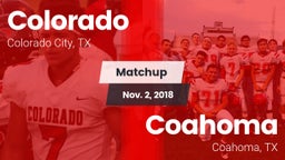 Matchup: Colorado  vs. Coahoma  2018