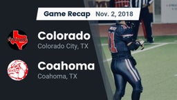Recap: Colorado  vs. Coahoma  2018