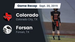 Recap: Colorado  vs. Forsan  2019