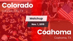 Matchup: Colorado  vs. Coahoma  2019