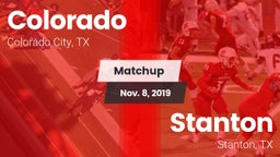 Matchup: Colorado  vs. Stanton  2019