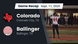 Recap: Colorado  vs. Ballinger  2020