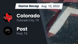 Recap: Colorado  vs. Post  2022