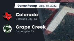 Recap: Colorado  vs. Grape Creek  2022