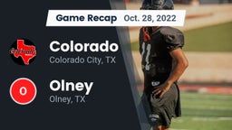 Recap: Colorado  vs. Olney  2022